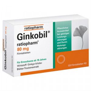 GINKOBIL-ratiopharm 80 mg Filmtabletten