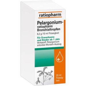 PELARGONIUM-RATIOPHARM Bronchialtropfen