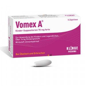 VOMEX A Kinder-Suppositorien 70 mg forte