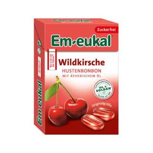 EM-EUKAL Bonbons Wildkirsche zuckerfrei Box