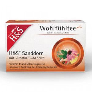 H&S Sanddorn m.Vitamin C und Selen Filterbeutel